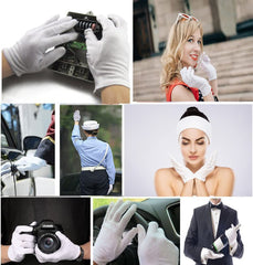 BWEISSTH model wearing glove demonstrating fit and moisturizing use benefit