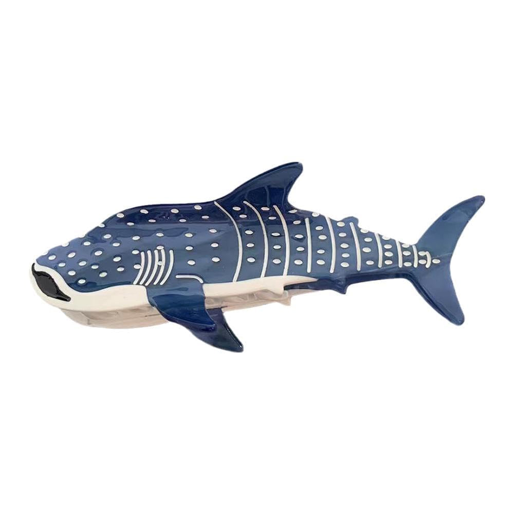 BWESOO blue shark front view showing playful shape and secure hold