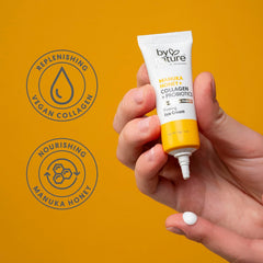 By Nature collagen detail visualization supporting plumping and firmer-feeling skin