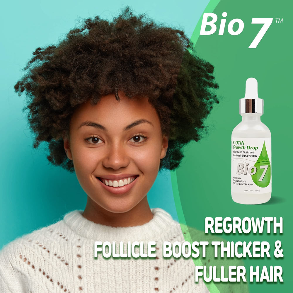 By Natures BIO7 botanical ingredients display, natural complex for scalp conditioning benefit