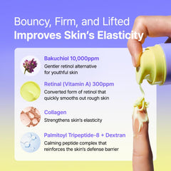 BY WISHTREND retinal natural yellow hue close-up highlighting active ingredient