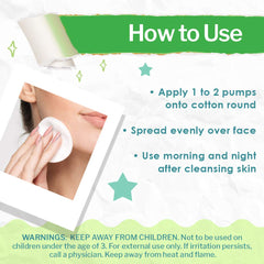 Bye Bye Blemish applied to cotton pad to remove impurities and refresh skin