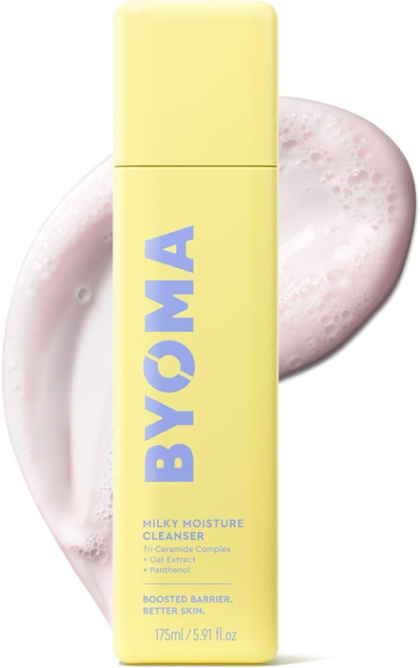 BYOMA front packaging showing cleanser and product benefits clearly