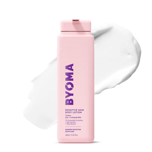 BYOMA front bottle view showing clean packaging and product benefit
