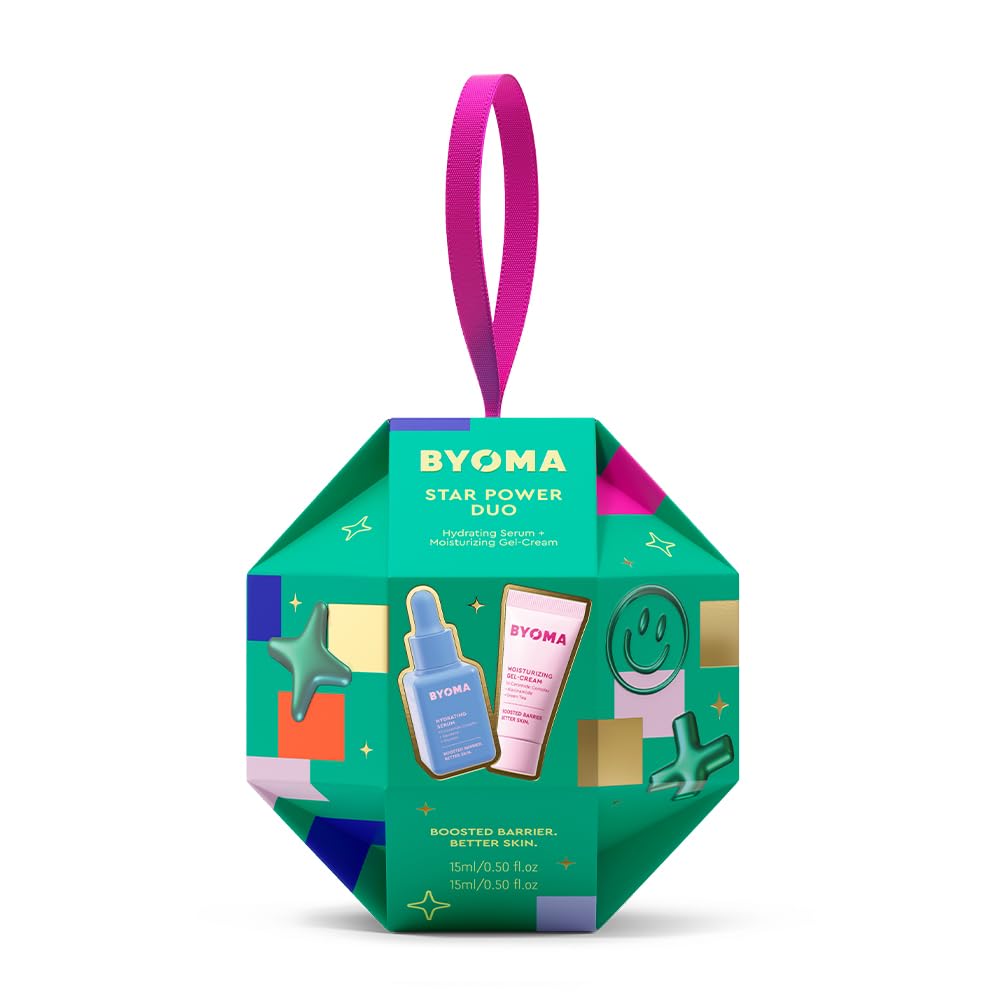 BYOMA front packaging of Star Power Duo showing both travel-size tubes and benefits