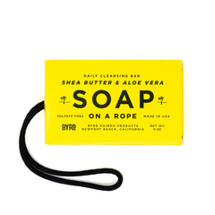 BYRD front packaging shows hydrating soap rope and 9 oz size benefit