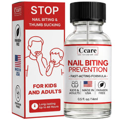 C CARE front packaging showing bottle and label, clear deterrent benefit
