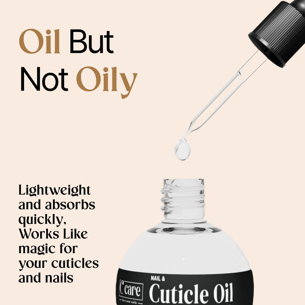 C CARE label ingredients list focused on cold-pressed oils and paraben-free promise benefit