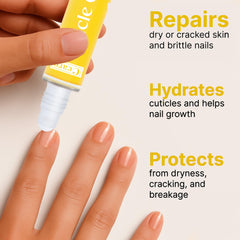 C CARE oil texture drop highlighting lightweight absorption and hydration