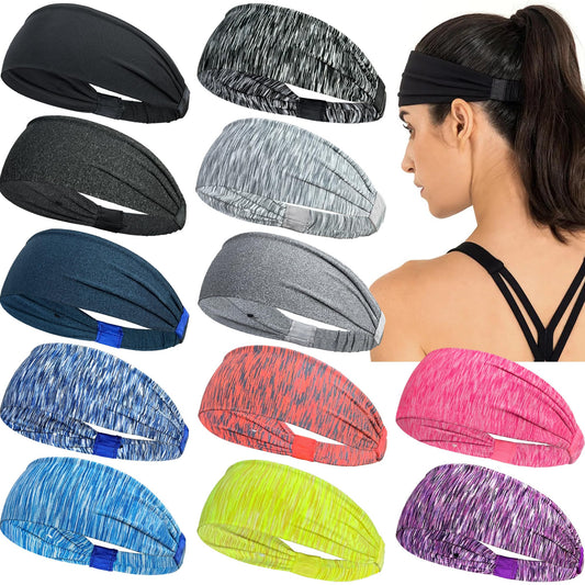 CÉLLOT front view of 12-color headband pack showing variety and convenience
