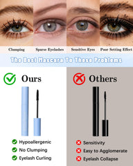Caedelfly before and after lashes highlighting added length and volume