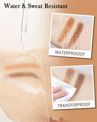 Caedelfly angled brush and spoolie detail for controlled shaping and blending