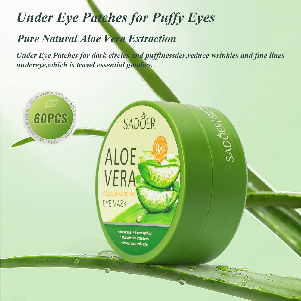 Caewous before and after under-eye to show reduced puffiness benefit