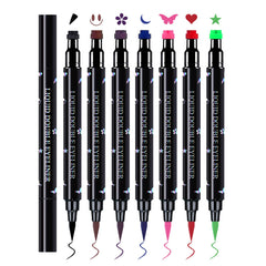 CAHIUYOA front packaging showing seven colorful dual-ended pens, clear product view and benefit