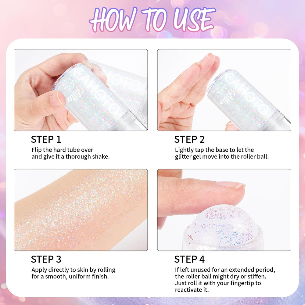 CAHOTO roll-on held in hand to show compact travel-friendly size and convenience