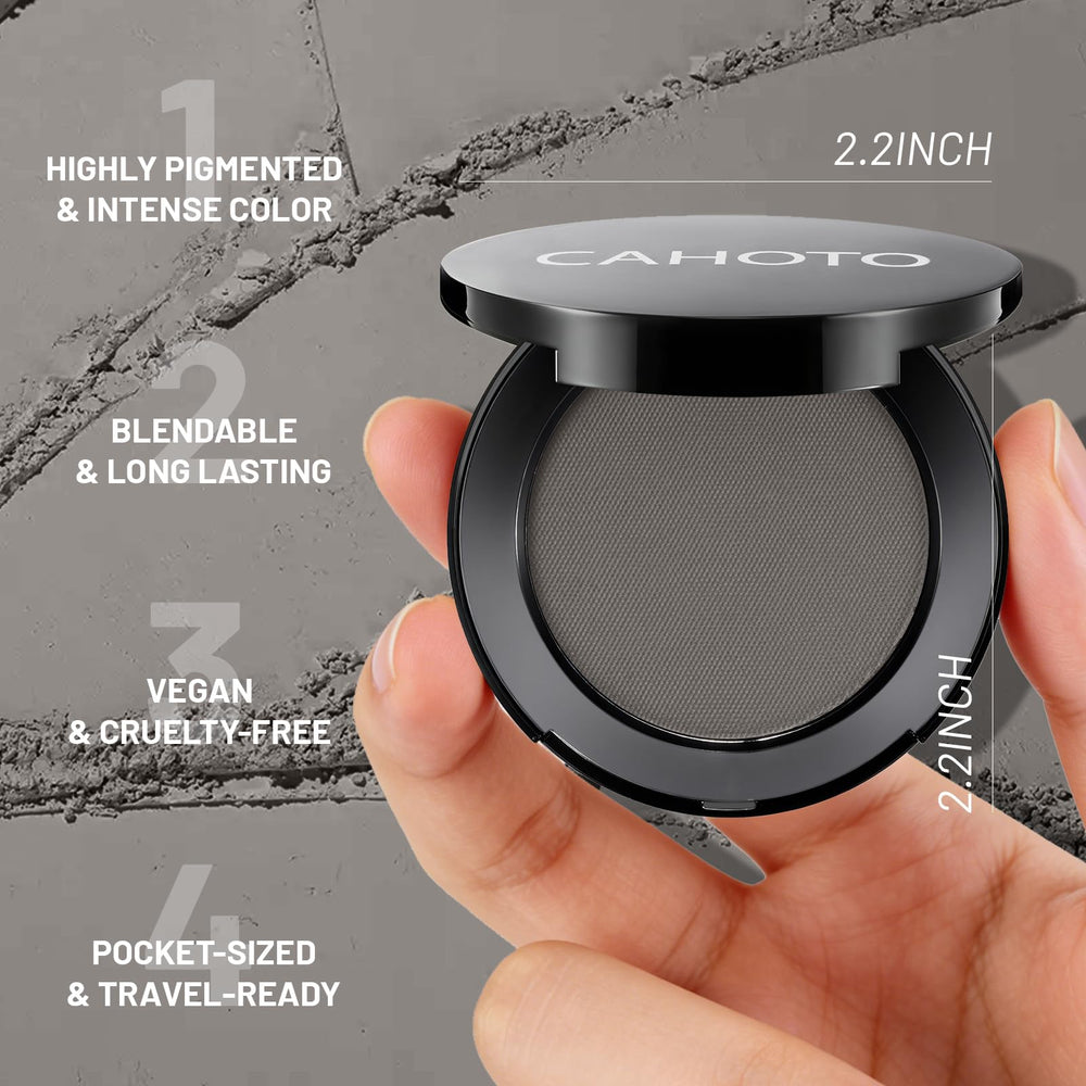 CAHOTO swatch texture on skin highlighting blendability and intense payoff