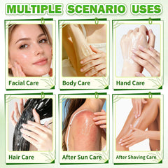 CAHIUYOA gel being applied to forearm providing cooling, soothing relief