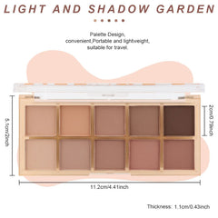 CAKAILA palette in a makeup bag flatlay, ready for touch-ups