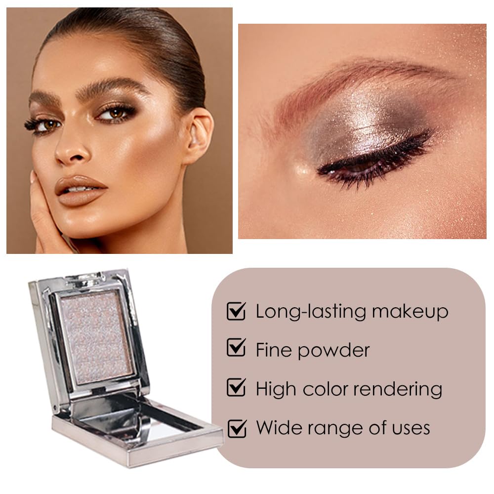 CAKAILA matte shadow detail illustrating soft powder for natural finish