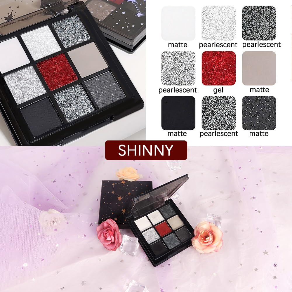 CAKAILA palette in use creating Halloween vampire makeup for long-lasting dramatic effect