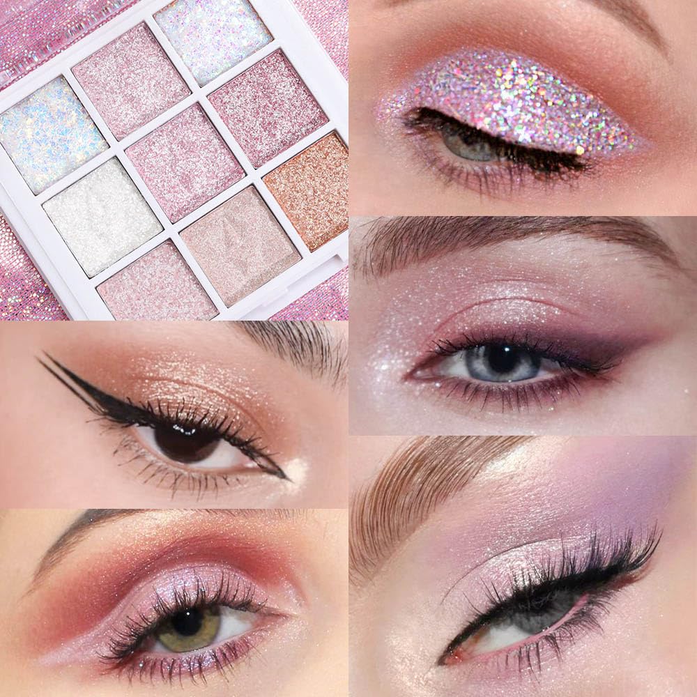 CAKAILA close-up of matte and shimmer textures demonstrating smooth blendability