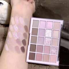 CAKAILA eyeshadow swatches on arm showing true pigmentation and mixability