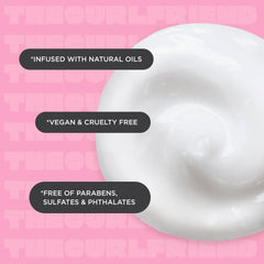 Cake Beauty applying conditioner into curly hair demonstrating smooth detangling and nourishment