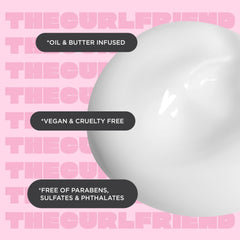 Cake Beauty refreshing second-day curls with small amount, restoring bounce and soft hold