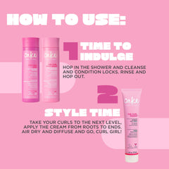 Cake Beauty 6 fl oz jar in hand to show size and portability for travel and daily use