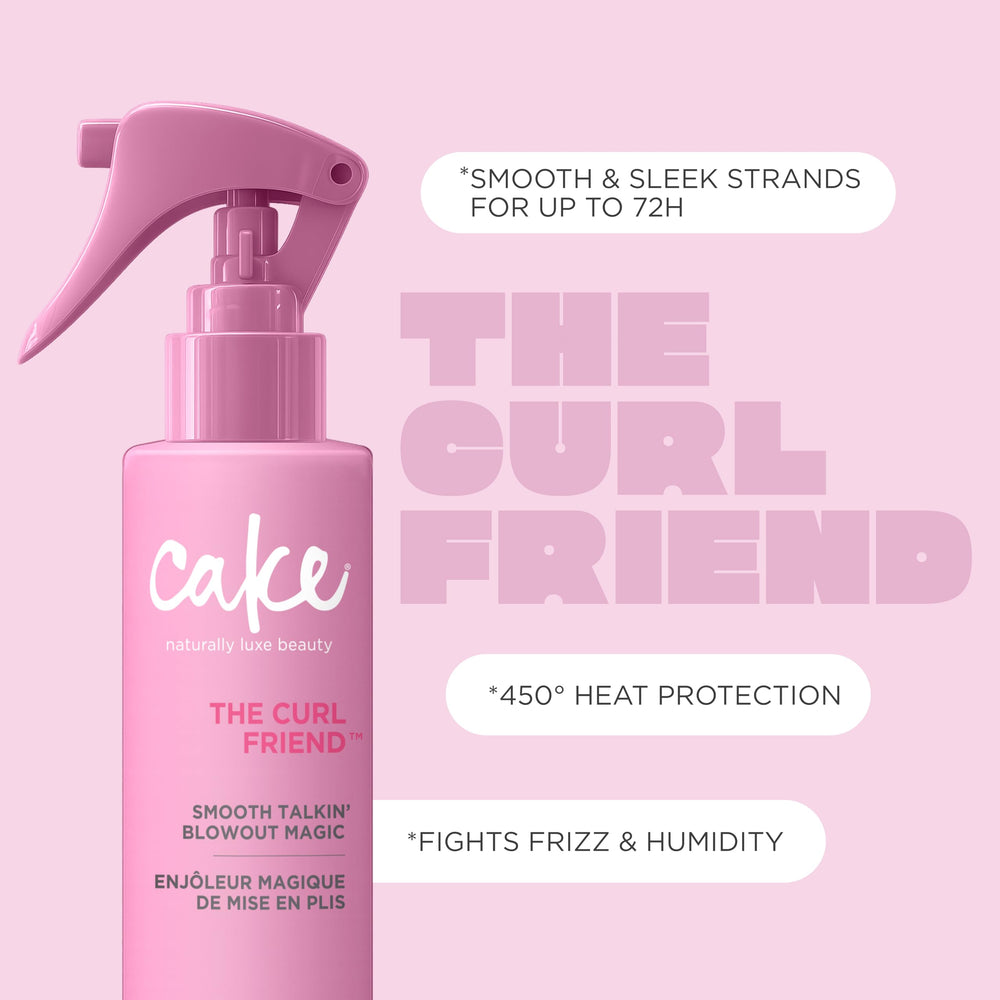 Cake Beauty mist close-up demonstrating fine spray for even coverage