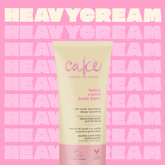 Cake Beauty close-up texture of lotion showing creamy whipped finish and fast absorption