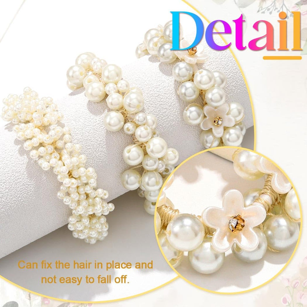 CAKURE hair tie holding a ponytail, adds elegant finishing touch