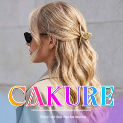CAKURE used during makeup routine for hair-out-of-face convenience