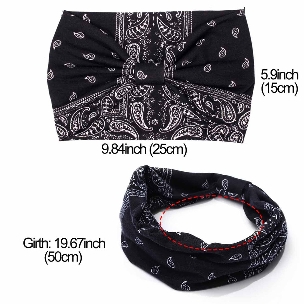 CAKURE headband held in hand to show scale and flexible stretch for comfortable wear