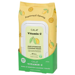 CALA pack front view showing wipes and clean, moisturized skin benefit