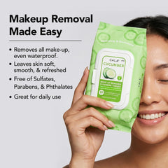 CALA wipe removing waterproof eye makeup with minimal rubbing