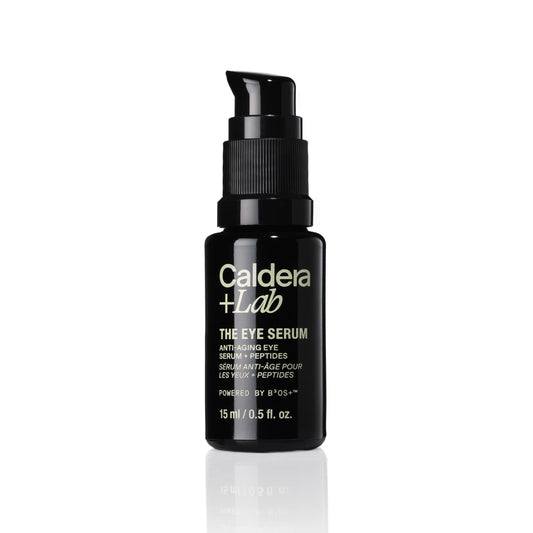 Caldera + Lab front bottle showing clean design and travel-friendly size benefit