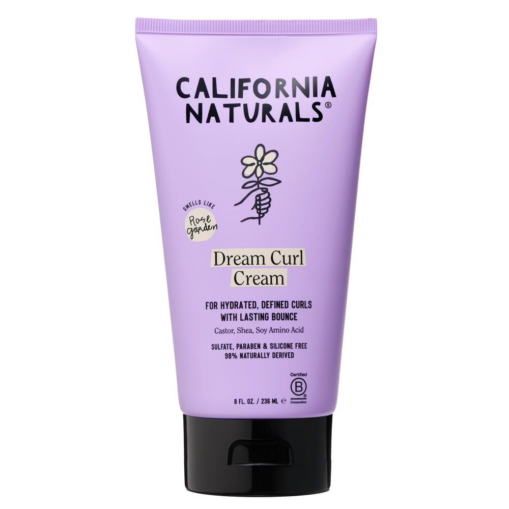 California Naturals jar front view showing label and Rose Garden scent benefit