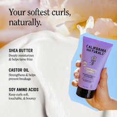 California Naturals on curly hair showing frizz reduction and soft bounce