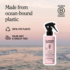 California Naturals bottle in hand showing 6 fl oz scale and travel-friendly size