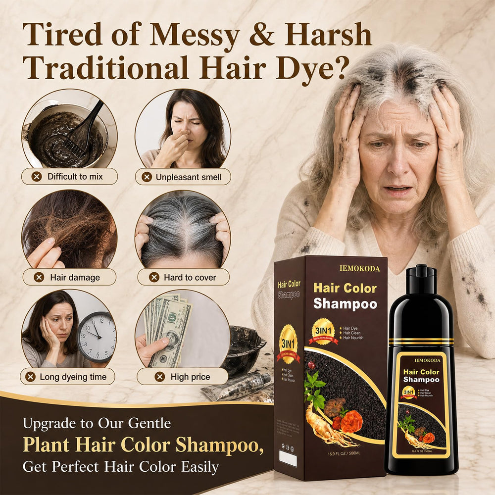 callmynm shampoo in use in shower demonstrating simple at-home coloring benefit