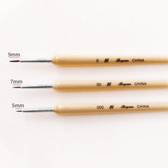 Calyuna brushes on a nail artist workstation inspiring creative designs