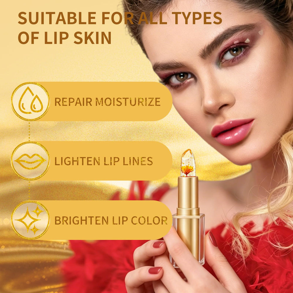 CAMERIC jelly texture swirled on skin displaying smooth hydration and glossy finish