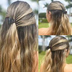 Camila side profile of the clip highlighting slim shape and comfort