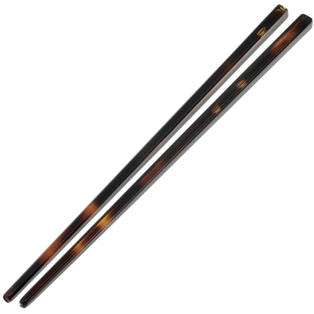 Camila Paris front view of packaged twin tortoise-shell hair pins showing set