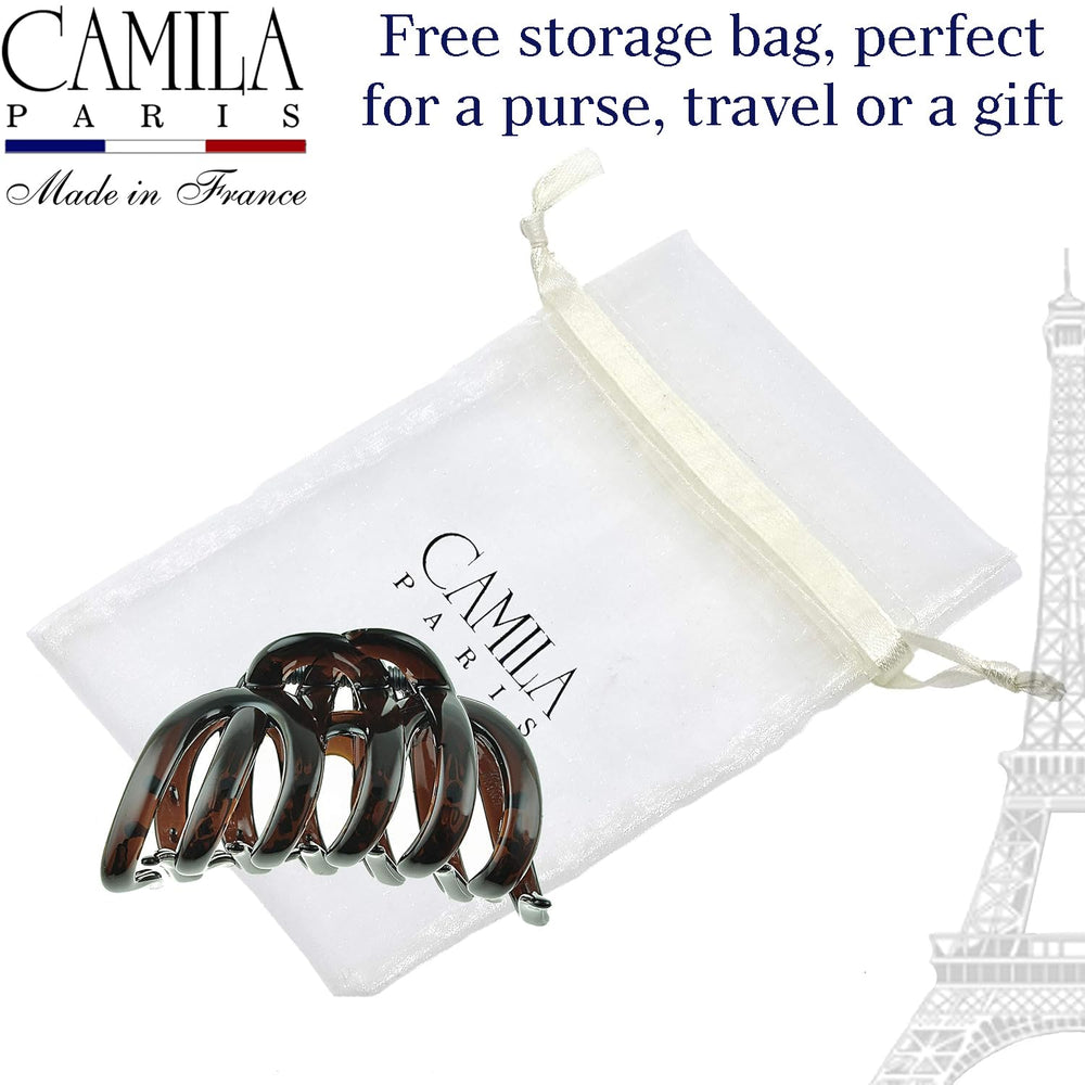 Camila Paris AD718 used in a half-up hairstyle showing neat styling