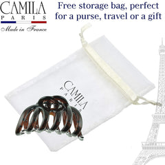 Camila Paris AD718 used in a half-up hairstyle showing neat styling