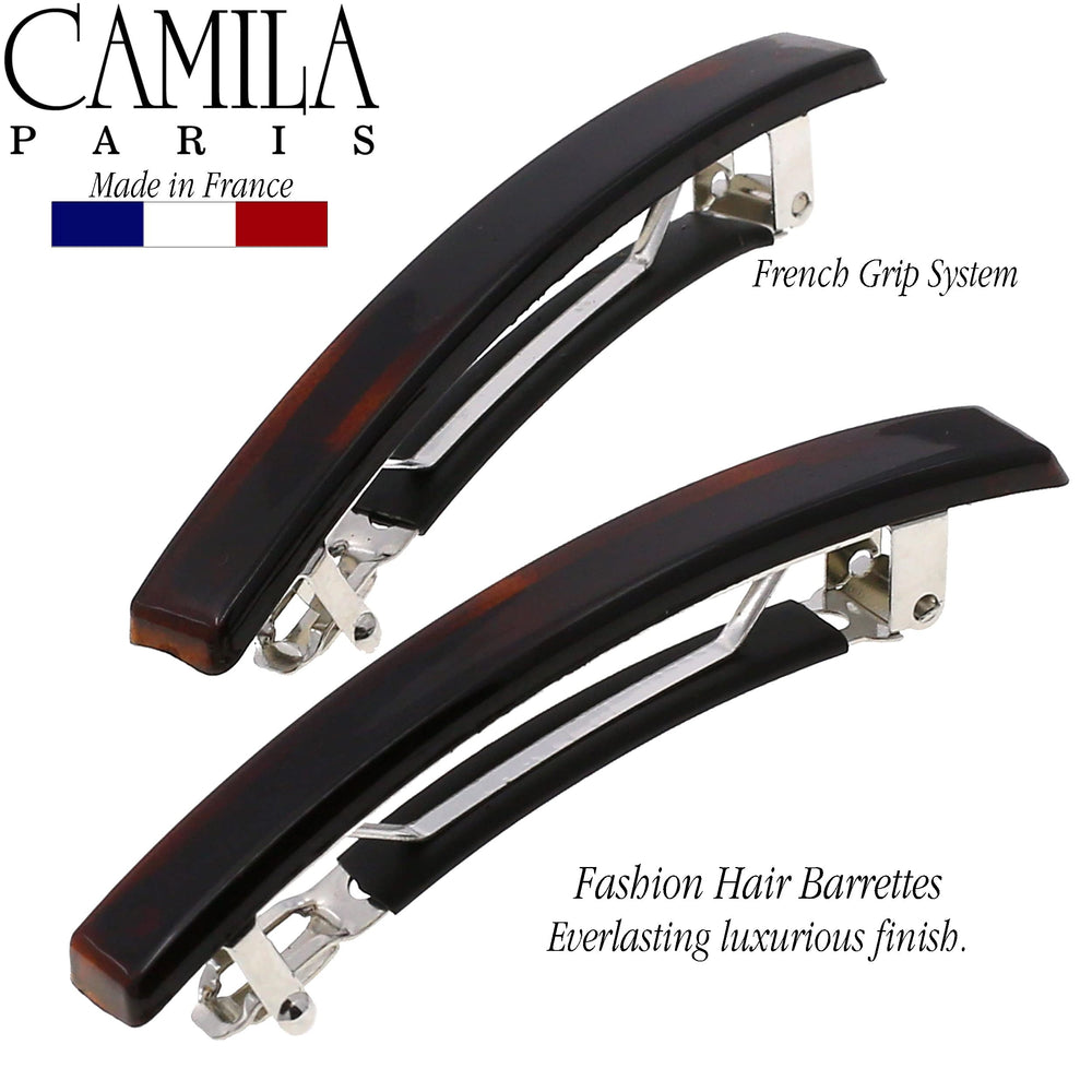 Camila Paris open clasp mechanism showing sturdy construction and gentle grip