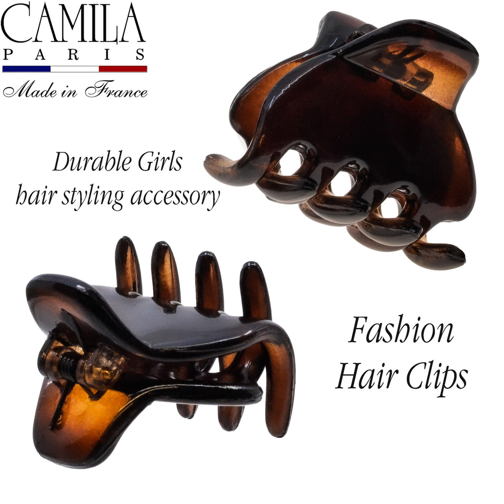Camila Paris clip holding half-up hair demonstrating comfortable all-day wear