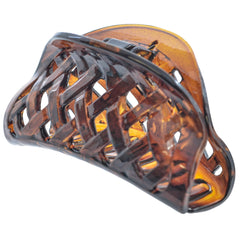Camila Paris front view showing large claw clip and polished finish benefit strong hold